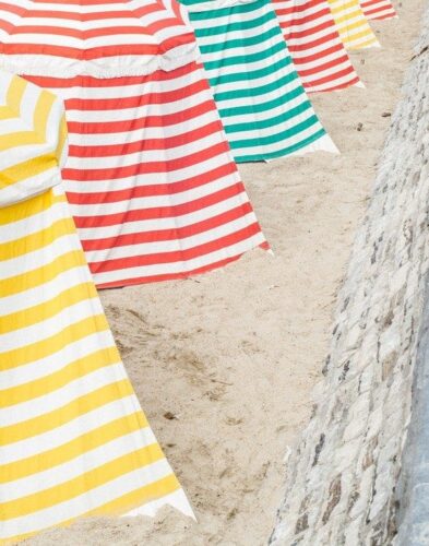 Cottage Home | Coastal Furniture & Beach House Furniture | Striped Beach Tents