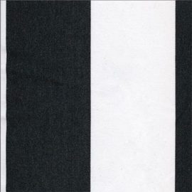 Porch Wicker Fabrics, Cabana Stripe Ebony, Indoor/Outdoor, Polypropylene