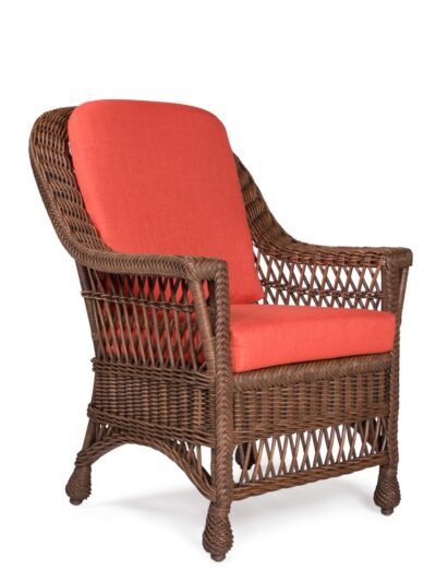 Porch Wicker Furniture, Savannah Wicker Dining Arm Chair